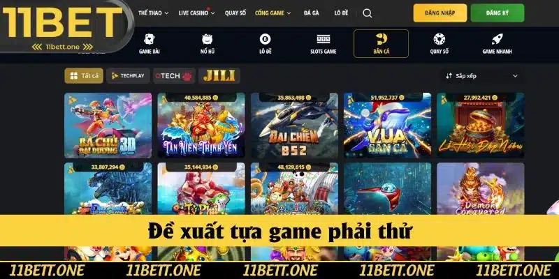 Đề xuất tựa game phải thử Đề xuất tựa game phải thử
