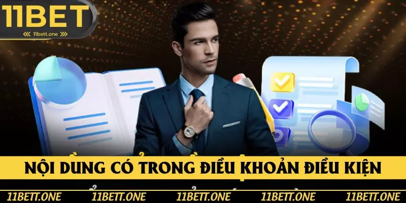 Một vài nội dung có trong điều khoản điều kiện 11BET