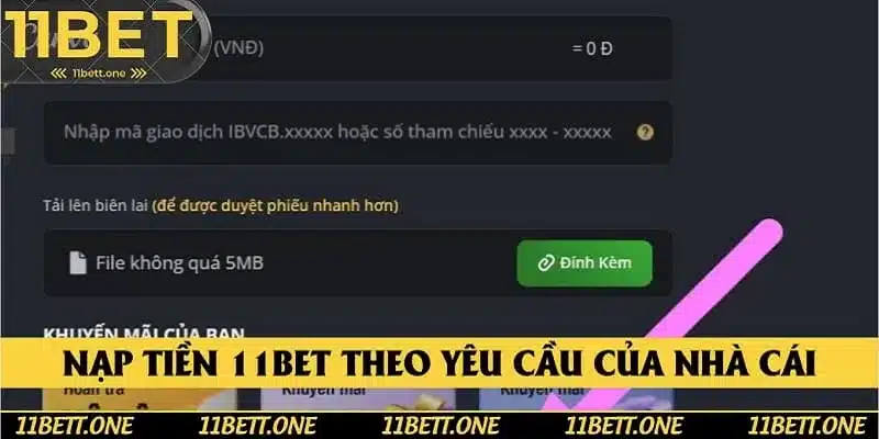Nạp tiền 11Bet theo yêu cầu của nhà cái Nạp tiền 11Bet theo yêu cầu của nhà cái